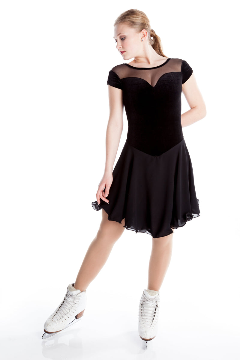 blue dress for baby girl Classic Black Dance Dress – Maison du patin : Magasin spécialisé en  patinage artistique