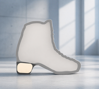 Milled foam heel