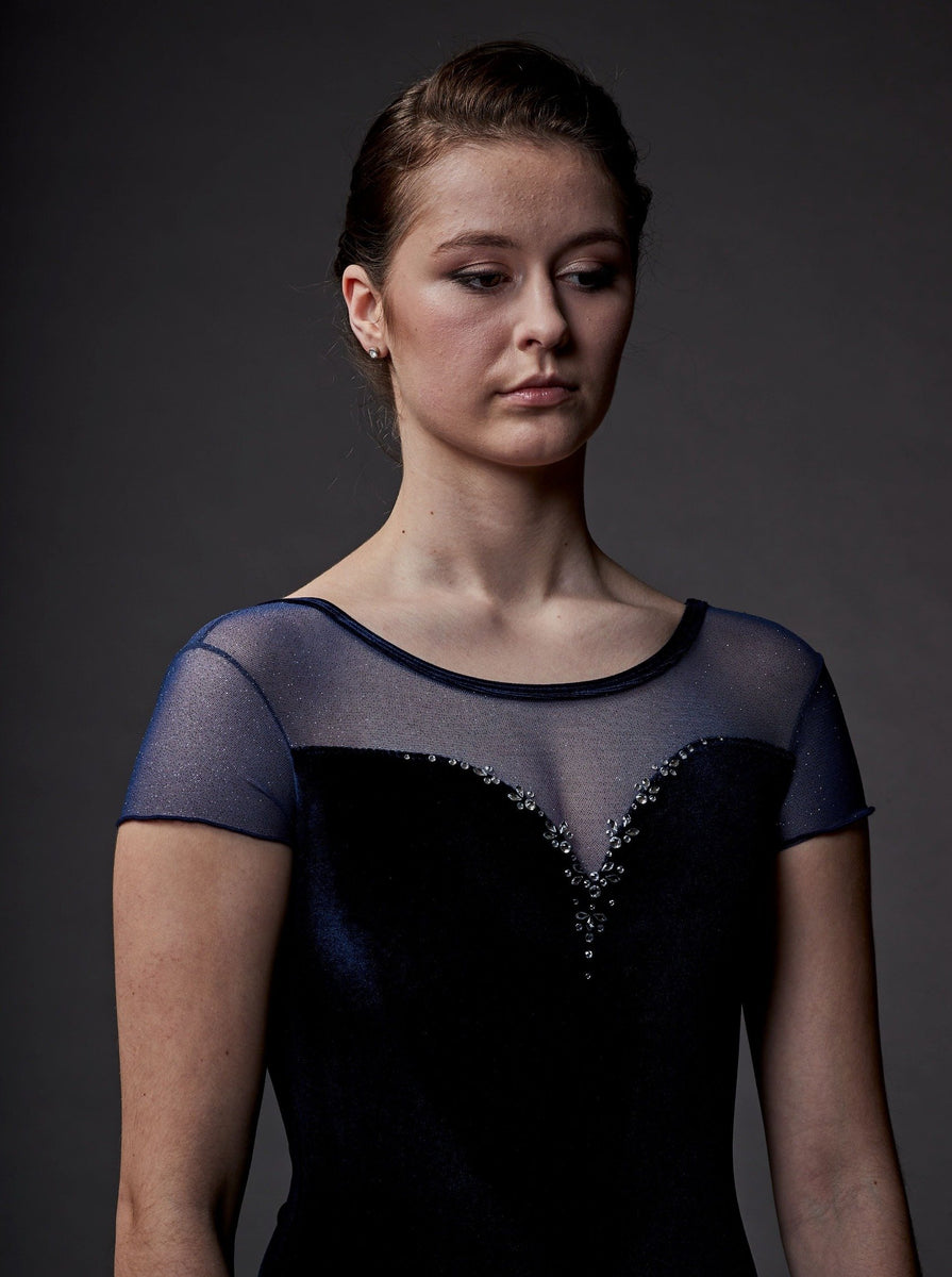GG Inspiration - Sparkly Mesh Navy Dress Beaded – Maison du patin ...