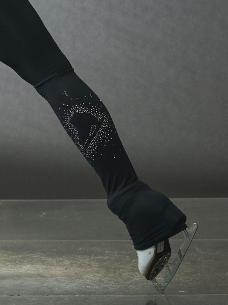 High Waist Pastel Sprinkle Skate Legging - Crystal